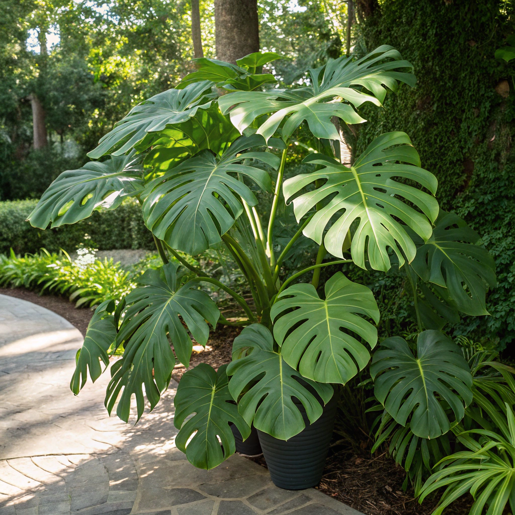 Healthy plant after applying organic manure